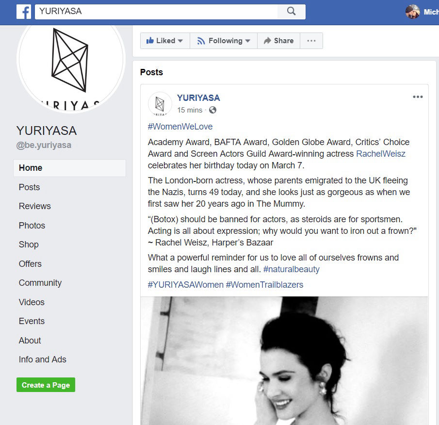 Social media posts